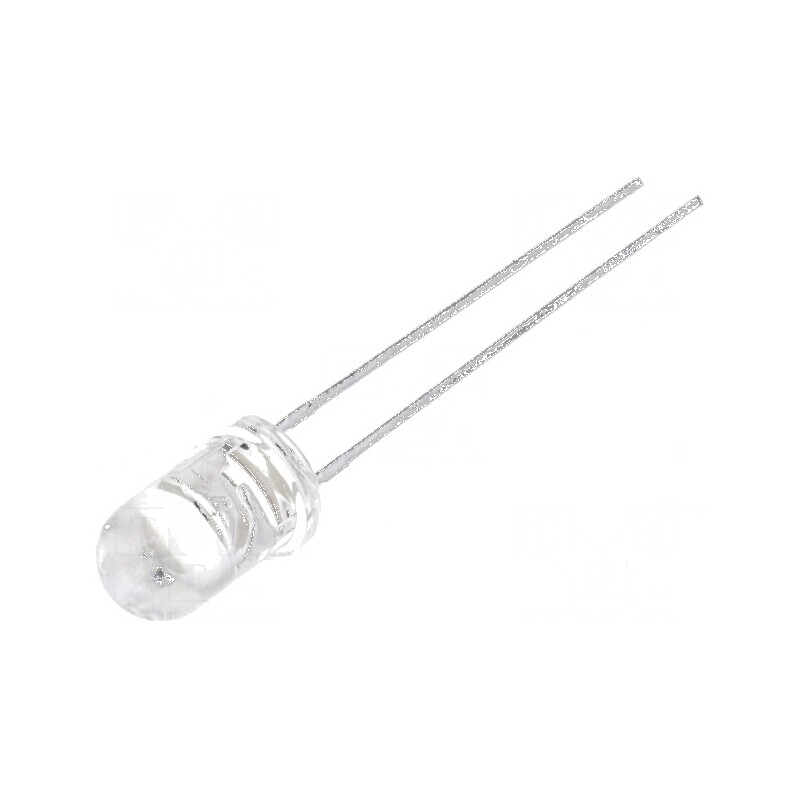 Emițător IR 5mm 940nm 20mW 30° THT Transparent | Electronic-mag.ro | Componente Electronice
