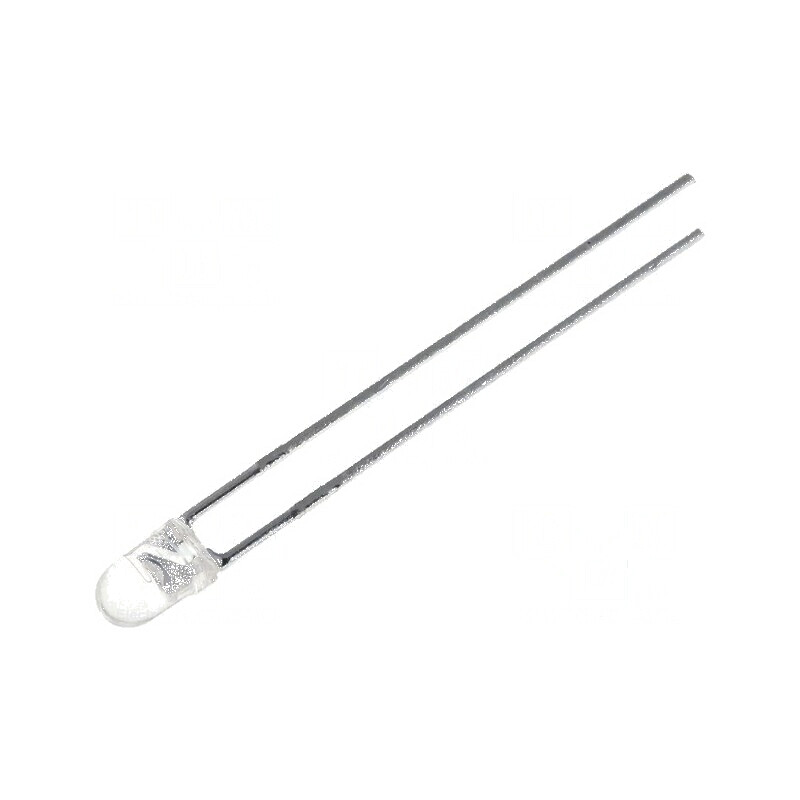 Emițător IR 3mm 940nm transparent 3,6mW 30° THT | Electronic-mag.ro | Componente Electronice Emițător IR 3mm 940nm transparent 3,6mW 30° THT | Electronic-mag.ro | Componente Electronice