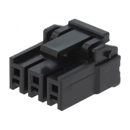 Conector cablu-placă DF63 3,96mm PIN 3 mamă crimpat | Electronic-mag.ro | Componente Electronice
