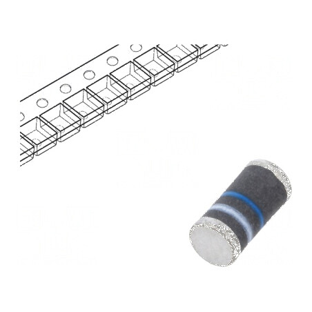Diodă redresoare SMD 800V 1A DO213AB MELF plastic Ufmax 1,2V | Electronic-mag.ro | Componente Electronice