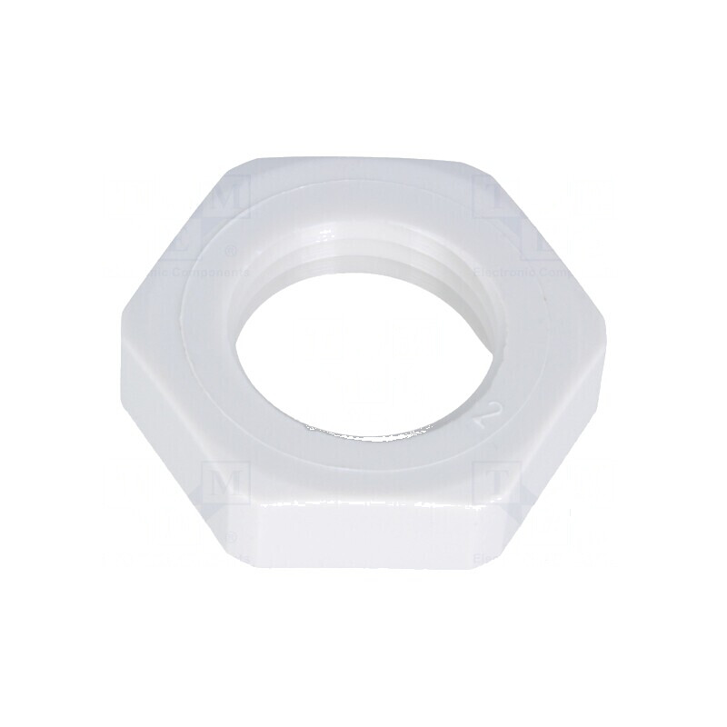 Piuliță PG7 poliamidă 19mm cu filet PG | Electronic-mag.ro | Componente Electronice