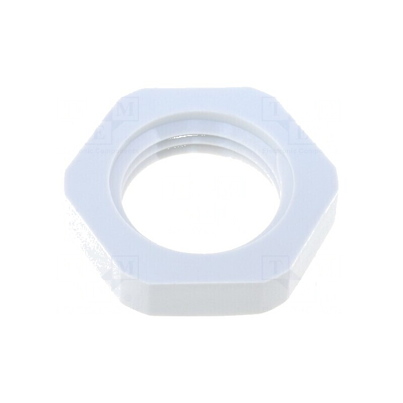 Piuliță PG9 din poliamidă 22mm cu filet PG | Electronic-mag.ro | Componente Electronice