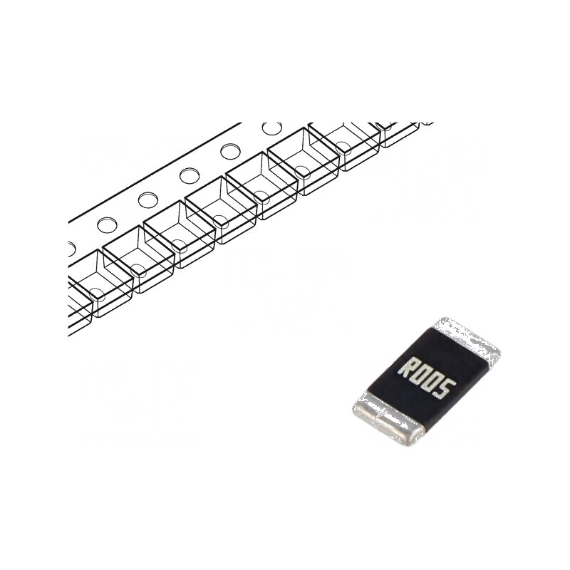 Rezistor SMD 2512 metal strip 5mΩ 2W ±1% | Electronic-mag.ro | Componente Electronice