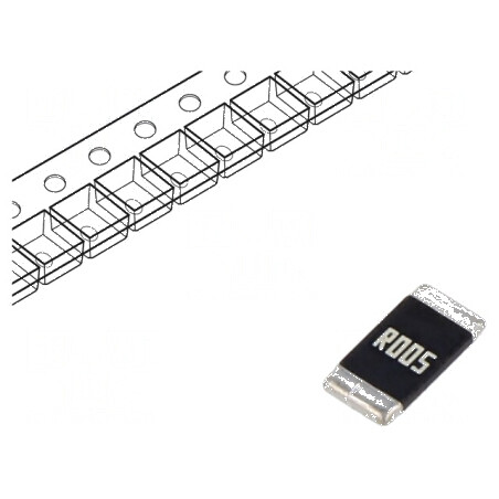 Rezistor SMD 2512 metal strip 5mΩ 2W ±1% | Electronic-mag.ro | Componente Electronice