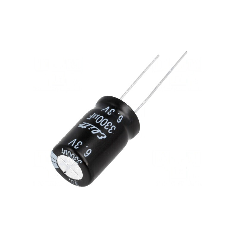 Condensator electrolitic THT 3300uF 6,3VDC Ø12,5x20mm ±20% | Electronic-mag.ro | Componente Electronice
