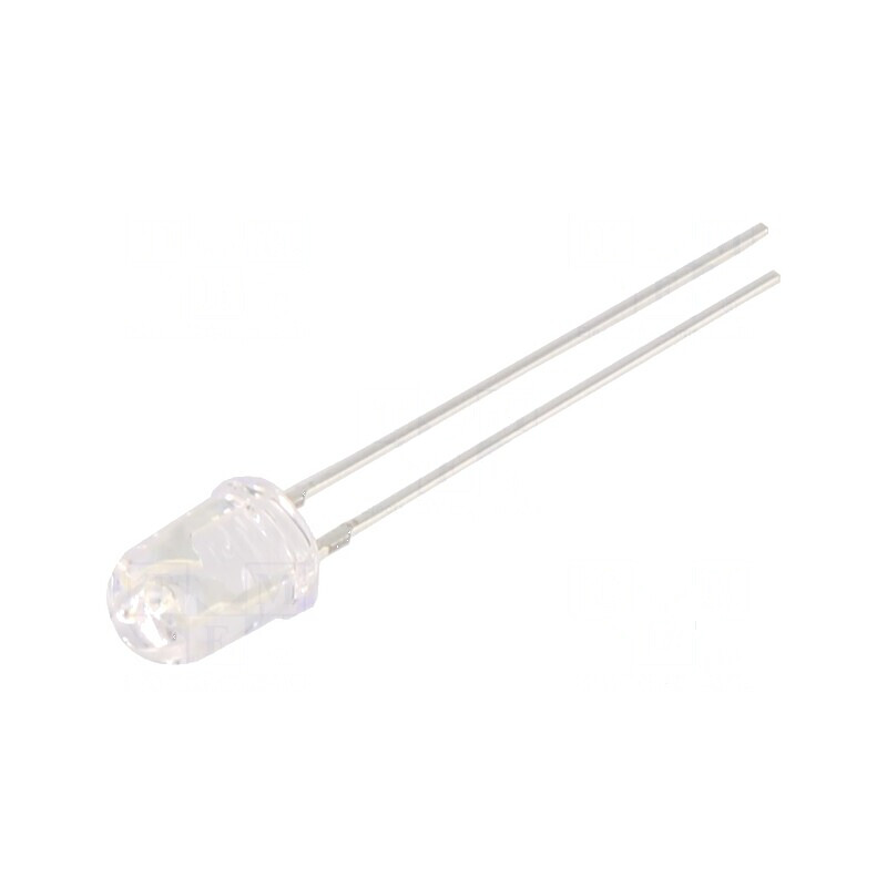 LED albastru 5,1mm 4200÷5800mcd 30° convex | Electronic-mag.ro | Componente Electronice