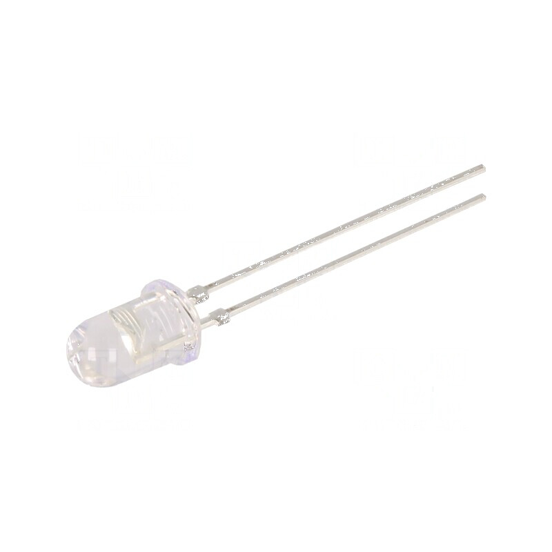 LED 5mm portocalie 3000-4200mcd 60° convex | Electronic-mag.ro | Componente Electronice