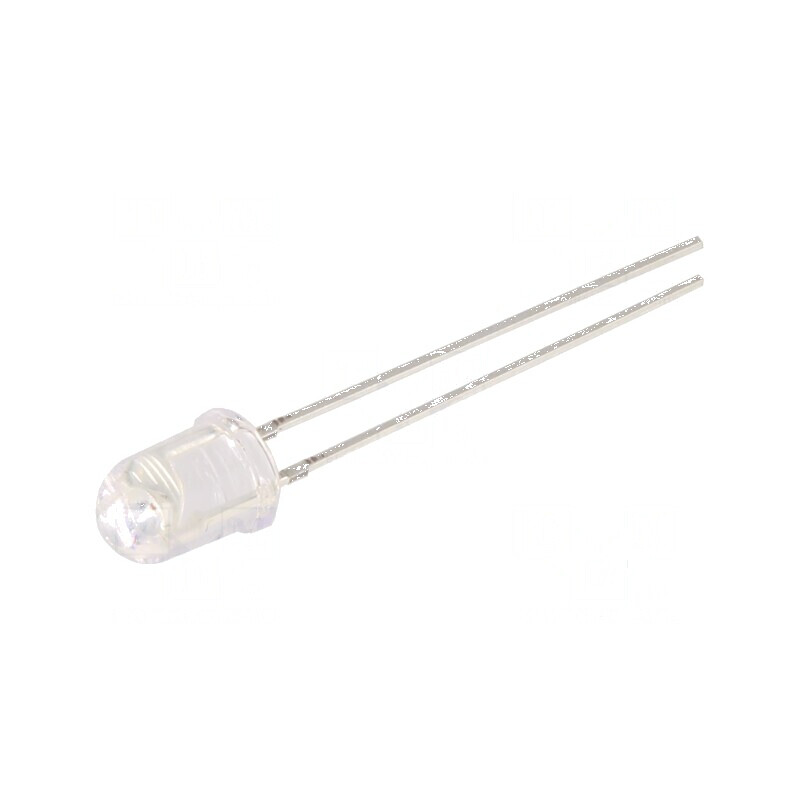 LED portocalie 5,1mm 5800-7000mcd 30° convex | Electronic-mag.ro | Componente Electronice