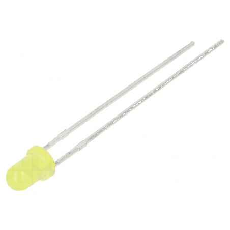 LED 3mm galben 400mcd 40° convex | Electronic-mag.ro | Componente Electronice