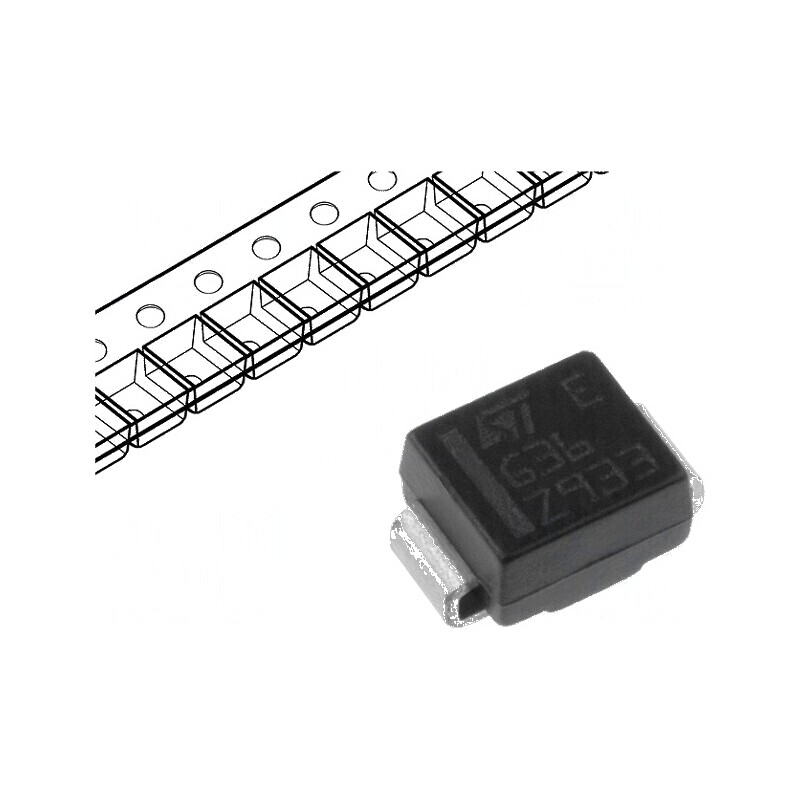 Diodă Schottky SMD 60V 3A SMB pentru redresoare, rolă  | Electronic-mag.ro | Componente Electronice