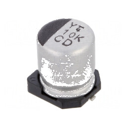Condensator electrolitic low ESR SMD 10uF 80V Ø6,3x7,7mm | Electronic-mag.ro | Componente Electronice