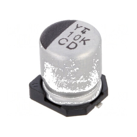 Condensator electrolitic low ESR SMD 10uF 80V Ø6,3x7,7mm | Electronic-mag.ro | Componente Electronice