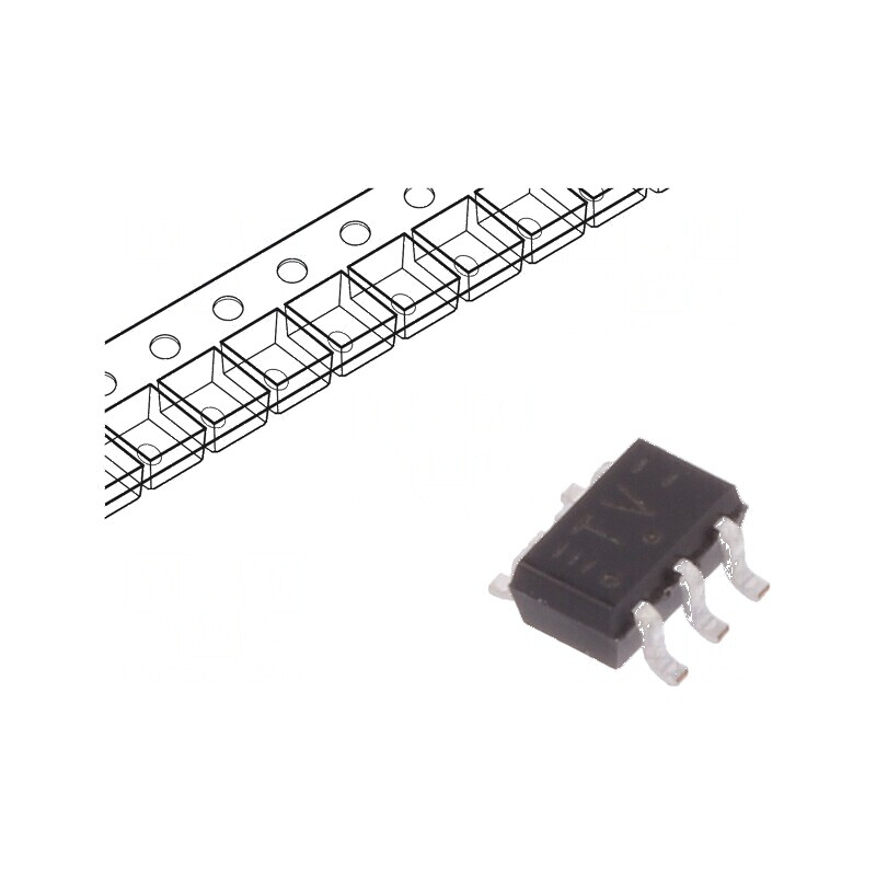 Buffer digital non-inversor CMOS TTL SMD SC88 HCT, 2 canale | Electronic-mag.ro | Componente Electronice