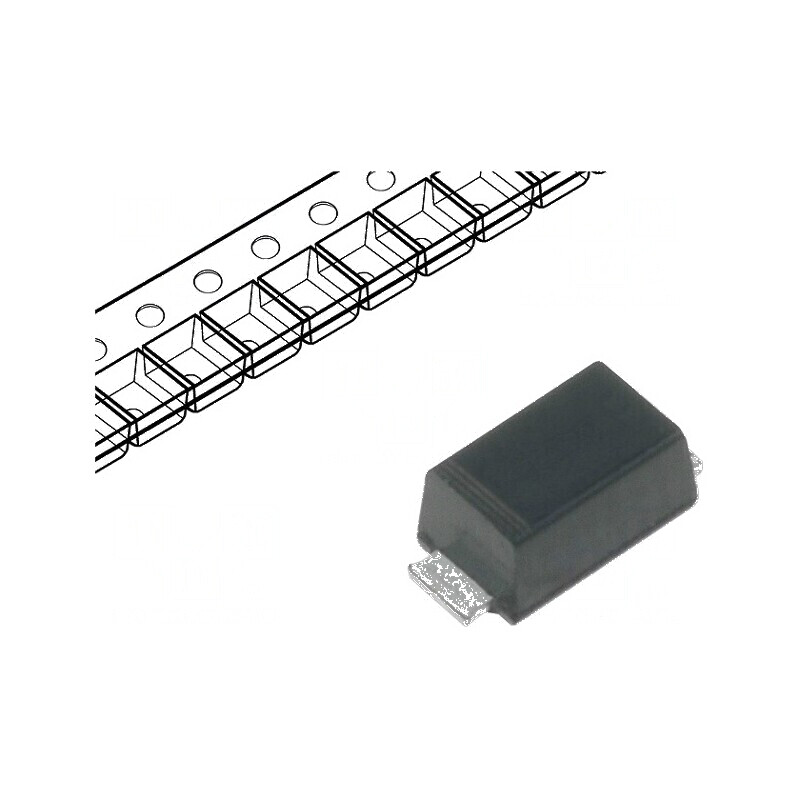 Diodă Schottky SMD 100V 1A subSMA pentru redresoare | Electronic-mag.ro | Componente Electronice