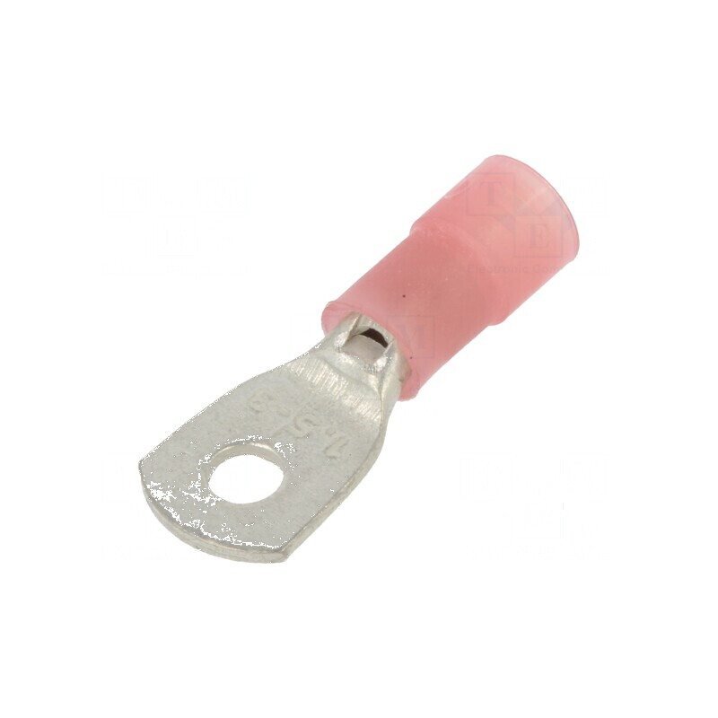 Vârf inelar tubular M3 Ø 3,2mm pentru cablu 0,25-1,5mm2 crimpat | Electronic-mag.ro | Componente Electronice