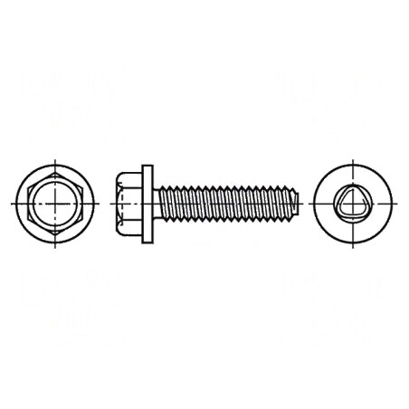 Şurub hexagonal 6x16 mm din oţel călit zincat ISO 1479 | Electronic-mag.ro | Componente Electronice