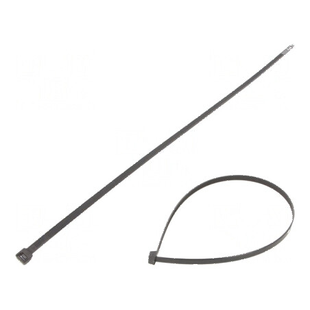 Colier de strângere poliamidă 450mm 7,6mm 550N negru | Electronic-mag.ro | Componente Electronice