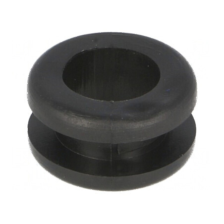 Manșon PVC negru 12mm x 10mm, rezistență -30÷60°C | Electronic-mag.ro | Componente Electronice