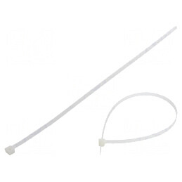 Colier de strângere poliamidă 450mm 7,6mm 667N natural | Electronic-mag.ro | Componente Electronice