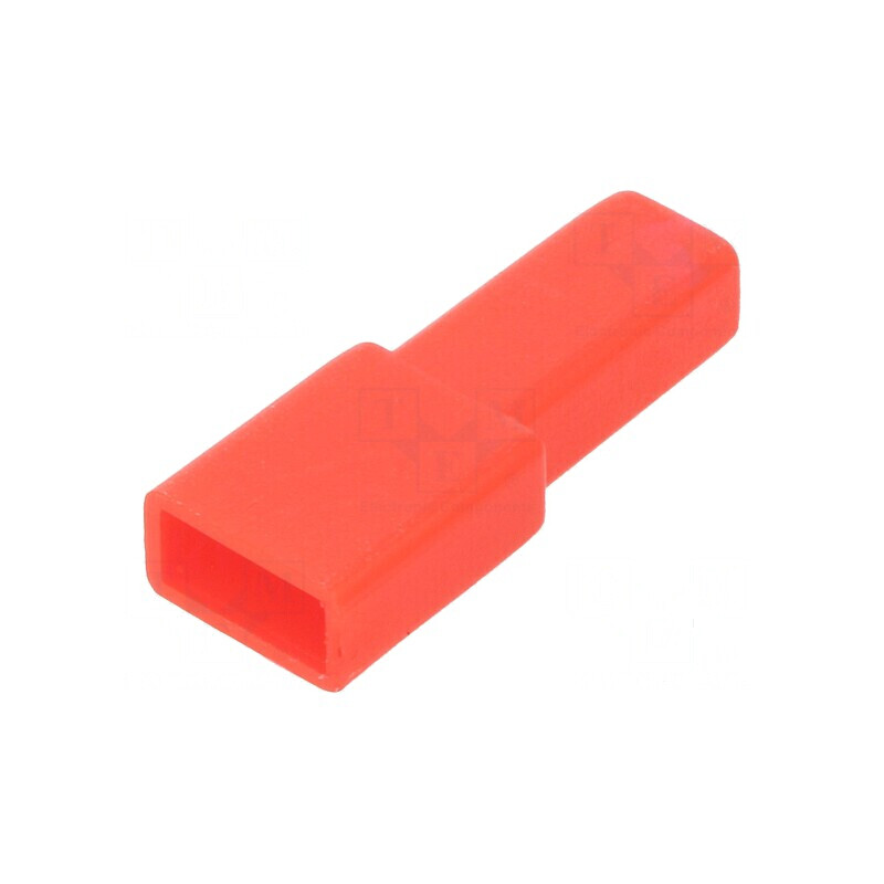 Carcasă terminală mamă dreptă pentru conectori 6,3mm, 1 pistă | Electronic-mag.ro | Componente Electronice