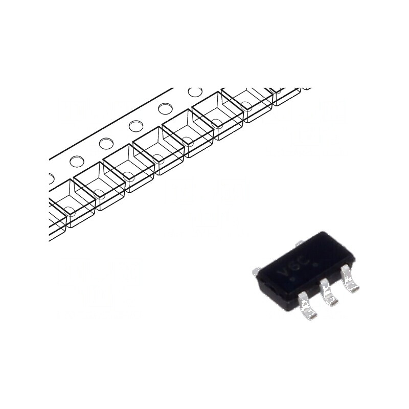 Invertor digital IC CMOS TSOP5 VHC | Electronic-mag.ro | Componente Electronice