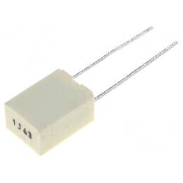 Condensator poliester 1uF 40VAC 63VDC 5mm ±10% 6x11x7,2mm | Electronic-mag.ro | Componente Electronice