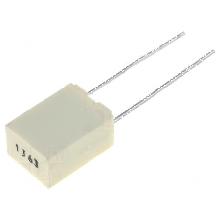 Condensator poliester 1uF 40VAC 63VDC 5mm ±10% 6x11x7,2mm | Electronic-mag.ro | Componente Electronice