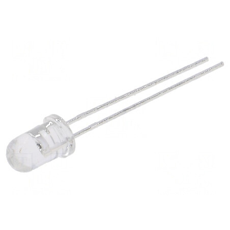 Emițător IR 5mm 940nm transparent THT 50mA 1,25V-1,6V 40° | Electronic-mag.ro | Componente Electronice