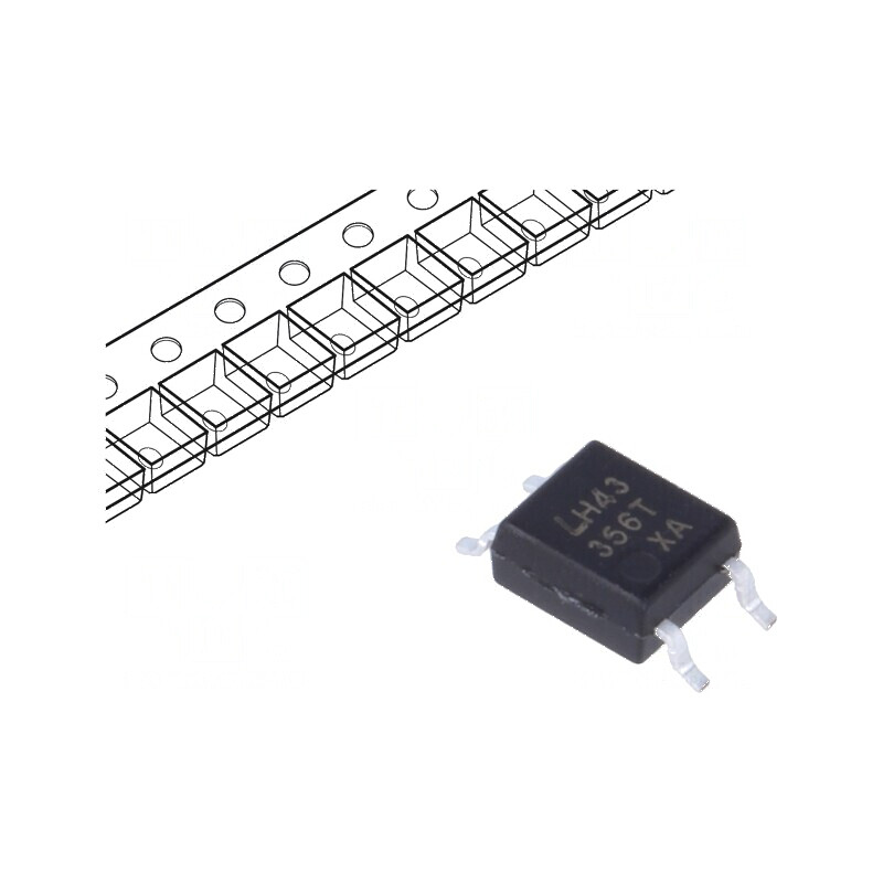 Optocuplor SMD 1 Canal, 3,75kV Izolare, 80V Uce | Electronic-mag.ro | Componente Electronice