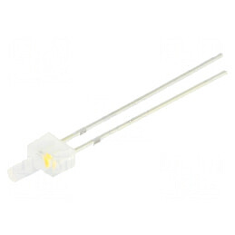 LED 2mm alb cald cu clipire 90° 20mA difuză 3÷5V | Electronic-mag.ro | Componente Electronice