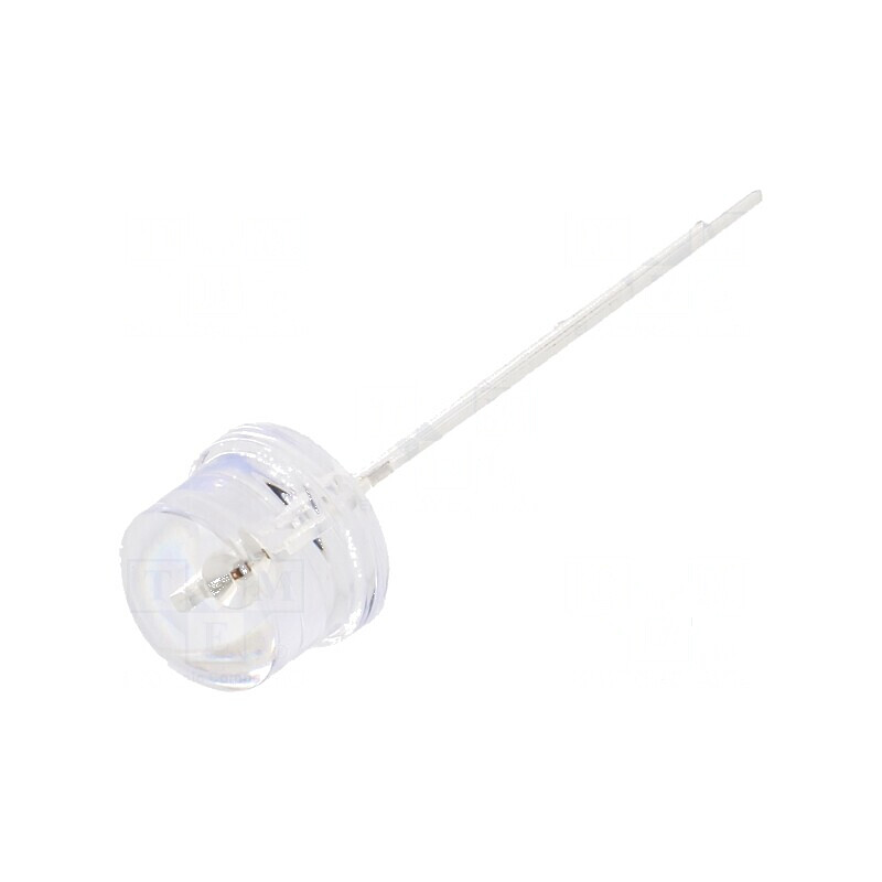 LED 8mm portocalie 2180÷3000mcd 100° convex | Electronic-mag.ro | Componente Electronice