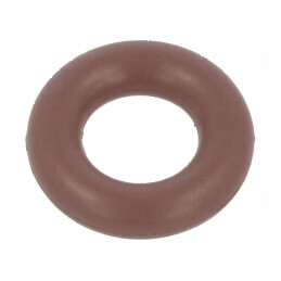 Garnitură O-ring FPM 3mm grosime, 6mm diametru interior, maro, temperatură -20÷200°C | Electronic-mag.ro | Componente Electronic
