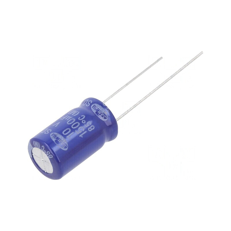 Condensator electrolitic THT 1500uF 10VDC Ø10x16mm ±20% | Electronic-mag.ro | Componente Electronice