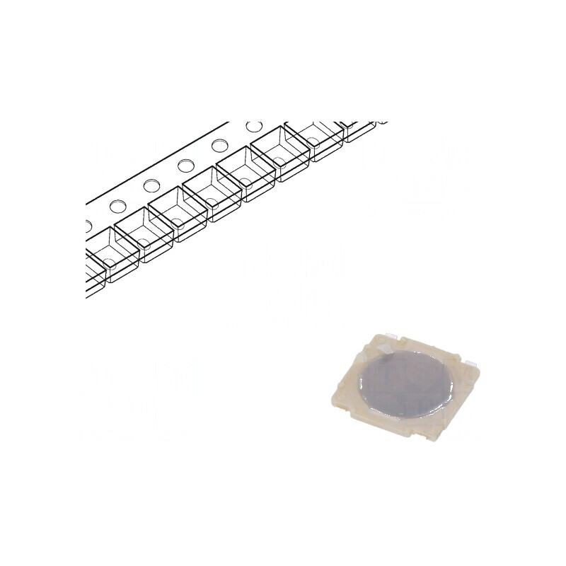 Microîntrerupător TACT SPST 0,05A 12VDC SMT 2,6N 0,4mm | Electronic-mag.ro | Componente Electronice