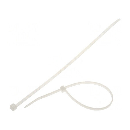 Colier de strângere poliamidă 190mm 3,5mm 135N naturală | Electronic-mag.ro | Componente Electronice