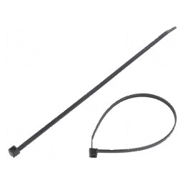 Colier de strângere 245mm 4,6mm poliamidă 225N negru | Electronic-mag.ro | Componente Electronice