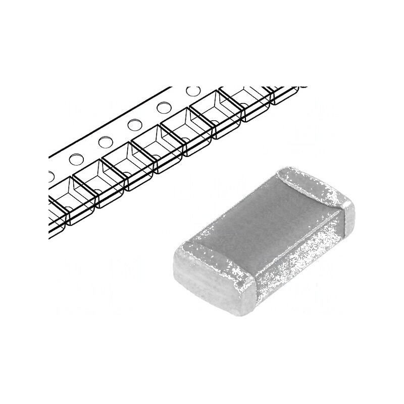 Condensator ceramic MLCC 4,7uF 25V X5R ±10% SMD 1206 | Electronic-mag.ro | Componente Electronice