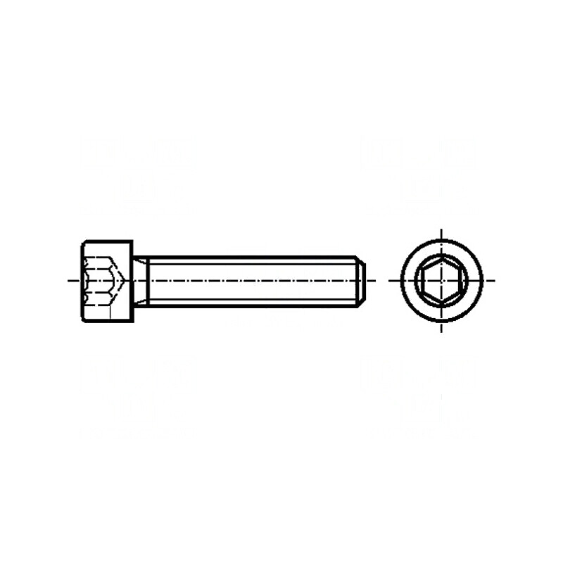 Şurub M8x30 Imbus HEX 6mm Oţel DIN 912 | Electronic-mag.ro | Componente Electronice