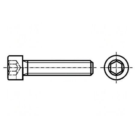 Şurub M8x30 Imbus HEX 6mm Oţel DIN 912 | Electronic-mag.ro | Componente Electronice