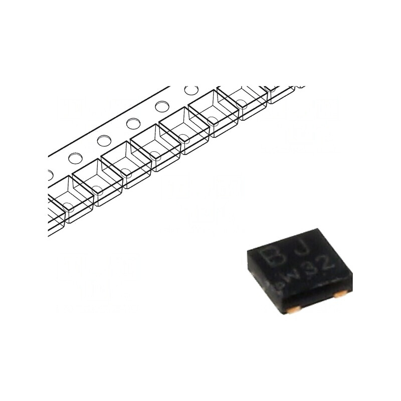 Tranzistor NPN bipolar 60V 1A DFN2020-3 SOT1061 | Electronic-mag.ro | Componente Electronice
