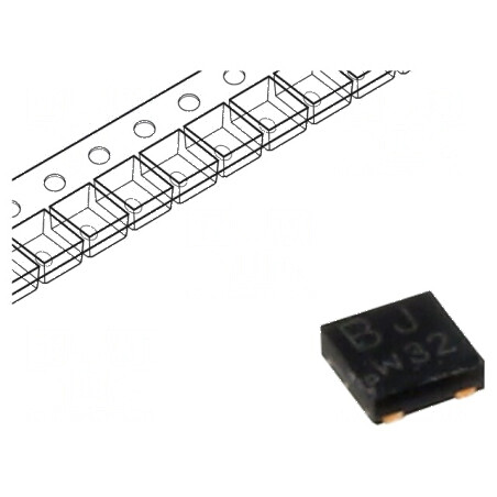 Tranzistor NPN bipolar 60V 1A DFN2020-3 SOT1061 | Electronic-mag.ro | Componente Electronice