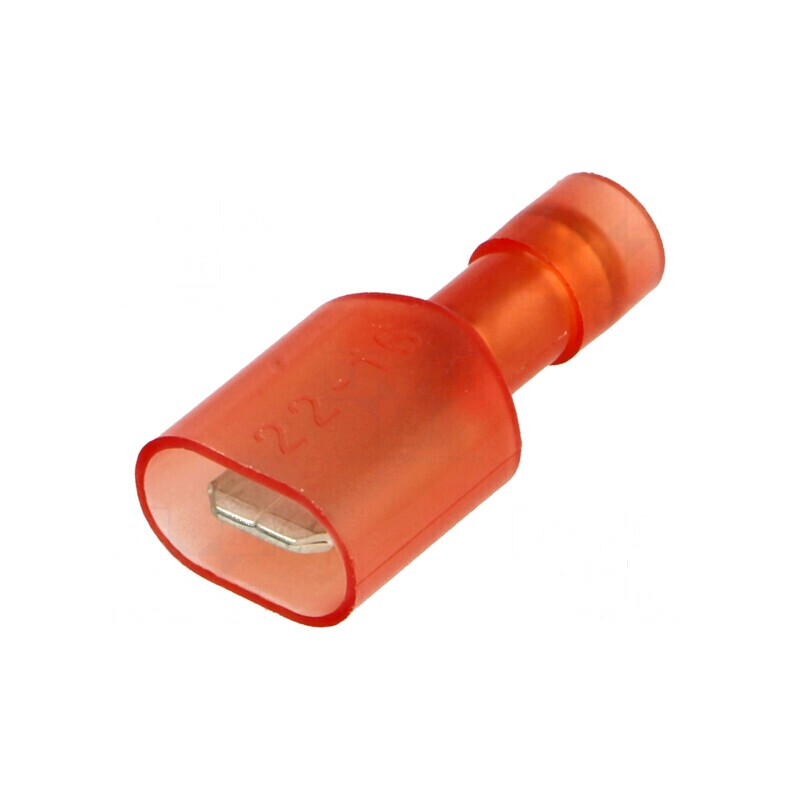 Terminal plat 6,3mm tată 0,25-1,5mm2 pentru cablu crimpat | Electronic-mag.ro | Componente Electronice