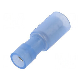Terminal rotund mamă Ø 5mm 1,5-2,5mm² crimpat pe cablu | Electronic-mag.ro | Componente Electronice