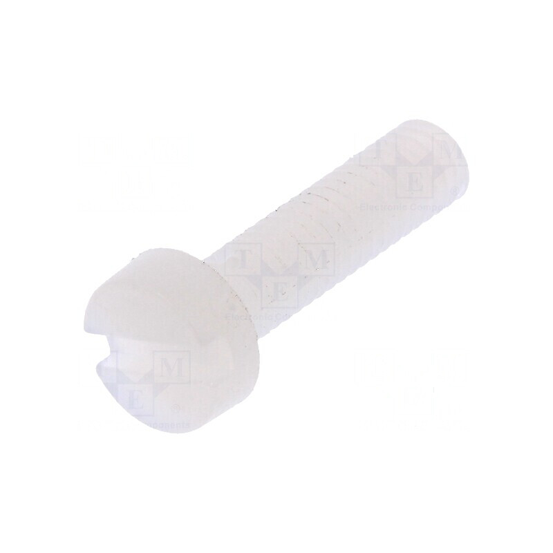 Şurub M4x16 Cap Rotund Creset Poliamidă 1,3mm | Electronic-mag.ro | Componente Electronice
