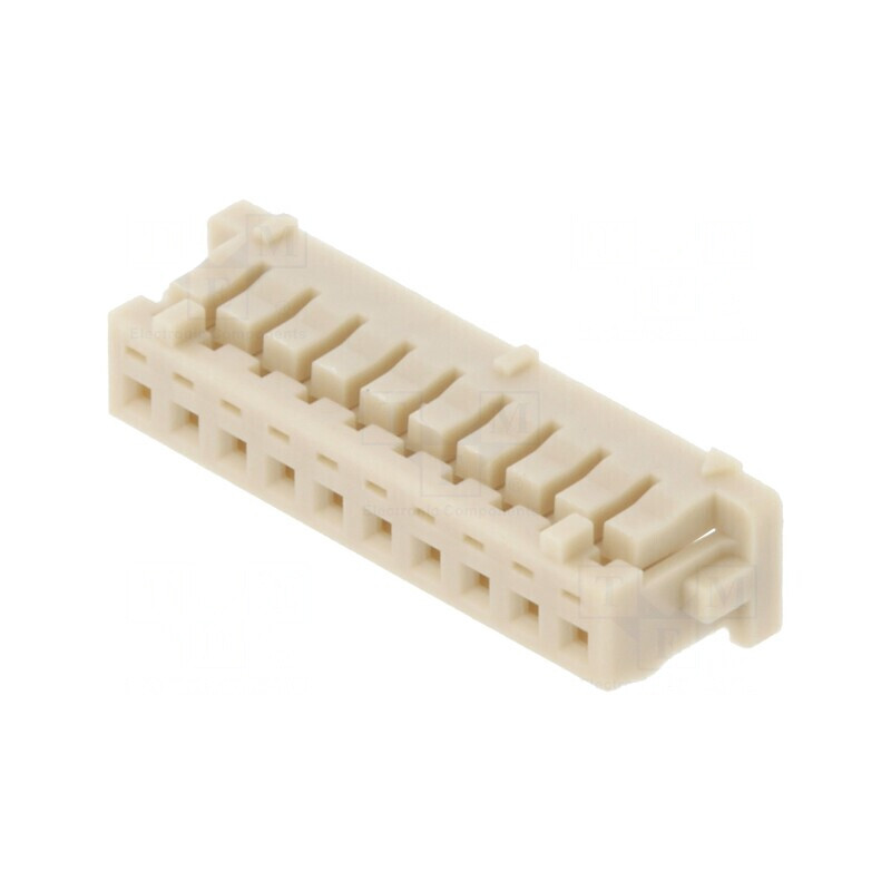 Conector cablu-placă DF13 1,25mm 10 pini mamă pe cablu | Electronic-mag.ro | Componente Electronice