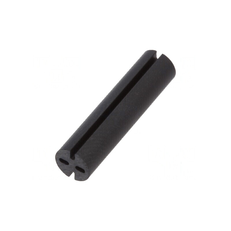 Bucșă de distanțare LED 5,1mm neagră | Electronic-mag.ro | Componente Electronice