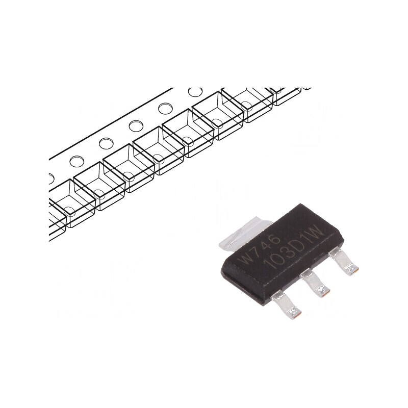 Tiristor 400V 0,8A 0,5A SOT223 SMD | Electronic-mag.ro | Componente Electronice Tiristor 400V 0,8A 0,5A SOT223 SMD | Electronic-mag.ro | Componente Electronice