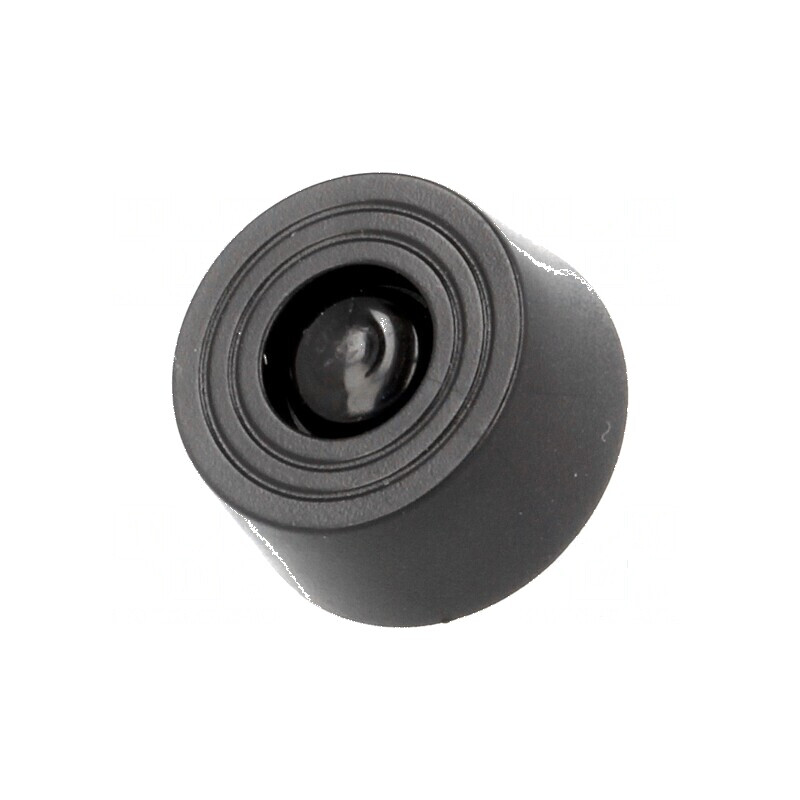 Picioruş montare rapidă negru polietilenă 8mm | Electronic-mag.ro | Componente Electronice