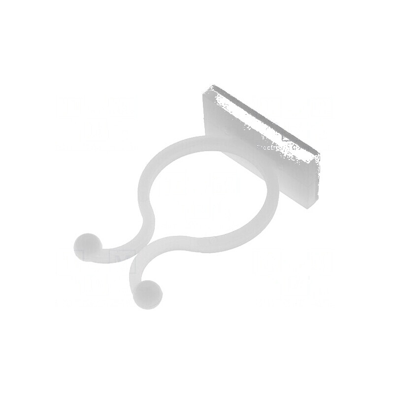 Clipsuri pentru cablu Ø20mm din poliamidă naturală UL94V-2 | Electronic-mag.ro | Componente Electronice