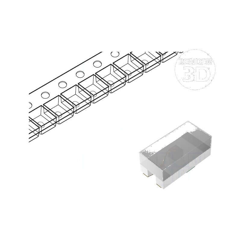 LED SMD 0402 verde 4,5÷15mcd 150° 20mA λd: 572nm | Electronic-mag.ro | Componente Electronice
